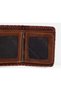 Small Wallet with Cat and Dog Figures Ethnic Bohemian Retro Style - Anthracite - 5