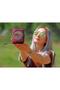 Ink Figured Small Wallet Ethnic Bohemian Retro Style -Bordo - 2