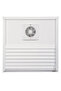 60X60 White Aluminum Surface Bonding Grille with Aspirator (Ventilation - Fan)
