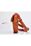 Cross Braided Shoulder Bag and Wallet Combination with Bird Figured Design – Tan - 6