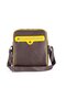Ethnic Bohemian Style Large Postman Shoulder Bag with Cat Figure - Brown - 3
