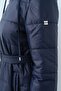 Lacivergi Quilted Coat with Elastic Waistband - 3