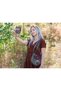 Cat Love Figured Design Cross Braided Arm Bag and Wallet Combination – Green - 2
