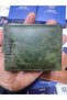 Crazy Leather Type Small Horizontal Model External Placket Wallet - 4