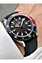 Custom Design 5 Atm Waterproof Silicone Band Men's Wrist Watch with Calendar 2174