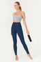 Navy Blue High Waist Sports Tights Basics - 6