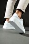 503 White Color White Sole Lace-Up Casual Men's Sneakers - 3