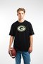 Green Bay Packers Football Black Oversize T-Shirt Nfl