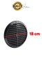 Open-Close Insulated Ventilation Adjustable 18cm Black Cover Glass Ventilation Vent Natural Gas Gap Apparatus Hood - 2