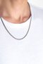 Knitted Model Steel Men's Necklace - 4