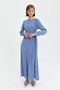 Blue Dress - Belt Detailed - 2