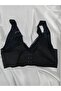 Laser Cut Bra Without Underwire with Detachable Pads and Lace Detail - 6