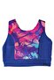 Sanya Marble Marble Patterned Girl's Crop Sports Tank Top