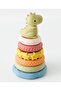 Soft Jenga Mushroom, Dinosaur, Stars Lap Coil, Enhances Problem Solving, 6 Months+, Multicolor - 2