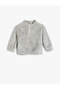 Stand Collar Long Sleeve Zippered Basic Plush Sweatshirt