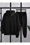 Men's Boxer Teddy Bear Printed Tracksuit Set - Hooded Bottom Top Set - 4