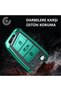 Volkswagen Compatible Polo, Golf, T-Roc, T-Cross, Passat, Jetta, Taigo, Tiguan Leather Look Tpu Key Case Cover (Black Green) - 5