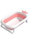 - Foldable Bathtub Crown Style with Cushion - Pink