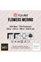 Flowers Merino Knitting Strip - 537 - Pack of 2 - 2