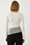 Women's White Blouse with Tulle Sleeves and Hem 7193 60261279 - 6