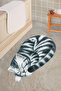 Sleeping Cat Tabby Shaped Washable Door Mat