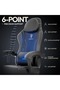 Dowinx Ergonomic Adjustable Gaming Chair With High Back Leather Ideal For Home And Office - Grey - 6