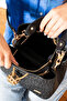 Women's Stylish Hand & Shoulder Bag with Accessory Detail and Adjustable Strap Shoulder Bag Size: 22 X 23 cm - 8