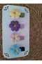 Hand Knitted Colorful Daisy Model Baby and Girl's Buckle Set of 4 Clips - 2