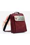 Unisex Bag with Black Figure, Can Be Used as Both Backpack and Crossbody, Ethnic Bohemian Style - Bordo