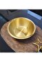 Gold Stainless Steel Mixing and Salad Bowl 18 cm Whisk Kneading Dough Storage Bowl - 2