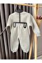 Aden Teddy Bear Printed Christmas New Year's New Year's 3-String Raised Baby Boy Child Suit - 4