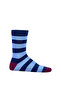 Men's Cotton Socks with Circle Navy Blue - 3