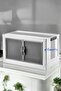 Multi-Purpose Magnetic Lid Foldable Pantry Kitchen Living Room Bathroom Room Organizer Cabinet 55 Lt