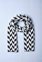 Patterned Knitwear Scarf - 3