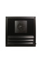 Matte Black Aluminum Surface Bonding Grille with 30X50 Aspirators (Ventilation - Fan)