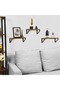 Vasagle Lws33bx Rustic Brown Wall Mounted Floating Shelves For Living Room, Bathroom, Set Of 3 - 5