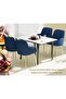 Dec 72 BLK Wooden Dining Table U-Leg, 4-Seater for Kitchen-120cm, Premium White Finish - 2