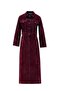 طقم فلوك مطبوع دينيم 24KD3401 أحمر كلاريت - 6