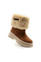Girl Adult Water Resistant Lace-Up Zip-Up Winter Hairy Inner Lined Boots Shoes Fkfk3390