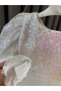 Aden Sequined Glitter Tulle Puffy Birthday Party Costume Long Sleeve Dress for Girls - 2