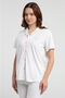 Women's Cream Shirt Pajamas - 2