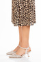 Women's Beige Heeled Stiletto with Straw Detail - 3