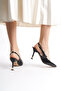 Women's Special Design Thin Heeled Metal Accessories Ankle Strap Patent Leather Stiletto - 4