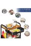 عربة مطبخ متعددة الاستخدامات ذات عجلات دوارة ثلاثية الطبقات لتوفير المساحة - 4