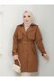 Double Breasted Lapel Waterproof Women's Trench Coat Rc3082 - 7