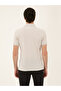 Light Gray Slim Fit Polo Neck Mercerized T-Shirt 50284769-Vr001 - 5