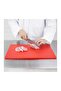 Polyethylene Cutting Board Sheet 2.4 kg Restaurant Hotel Butcher 40X30X2 cm Red Sent. - 2