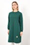Crew neck two thread comfortable fit tunic plus size hijab clothing (k7191 long)