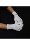 Miela Girl's Velvet Wrist-Length Gloves White - 3