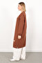 Crew neck two thread comfortable fit tunic plus size hijab clothing (k7191 long) - 4